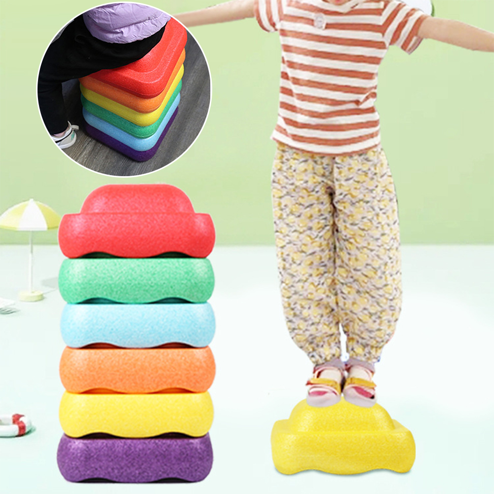Kids Toys Deals - حجر توازن متعدد الألوان بستة ألوان
