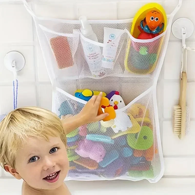 Kids Storage Toys - لعبة حقيبة صافي الحمام المنظم استحمام