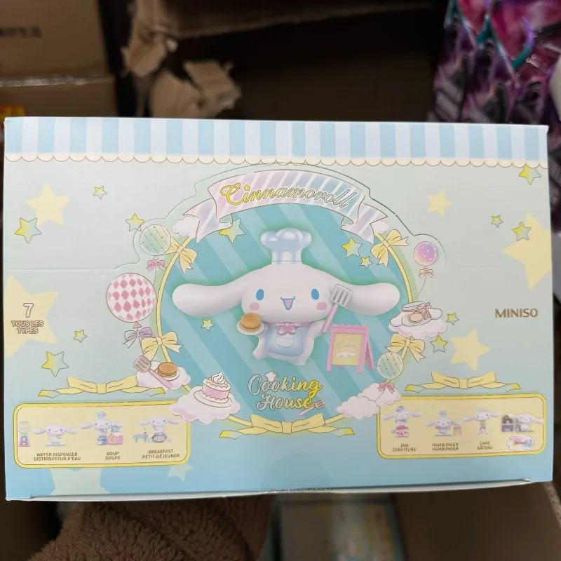 Kids Toys Home - الكرتون سينامورول منزل الطبخ Kawaii صندوق