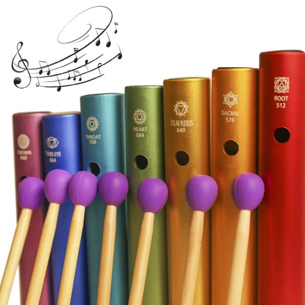 Kids Yoga Toys - الملونة واه وا أنبوب أجراس موسيقية