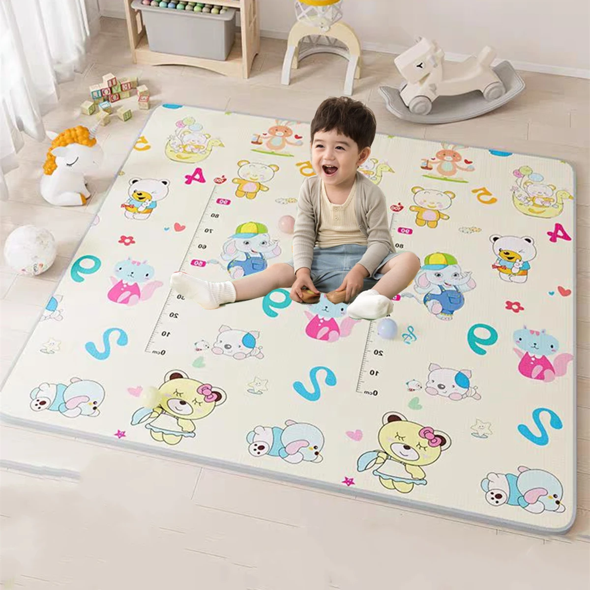 Kids Yoga Toys - طفل تلعب حصيرة مقاوم للماء لينة