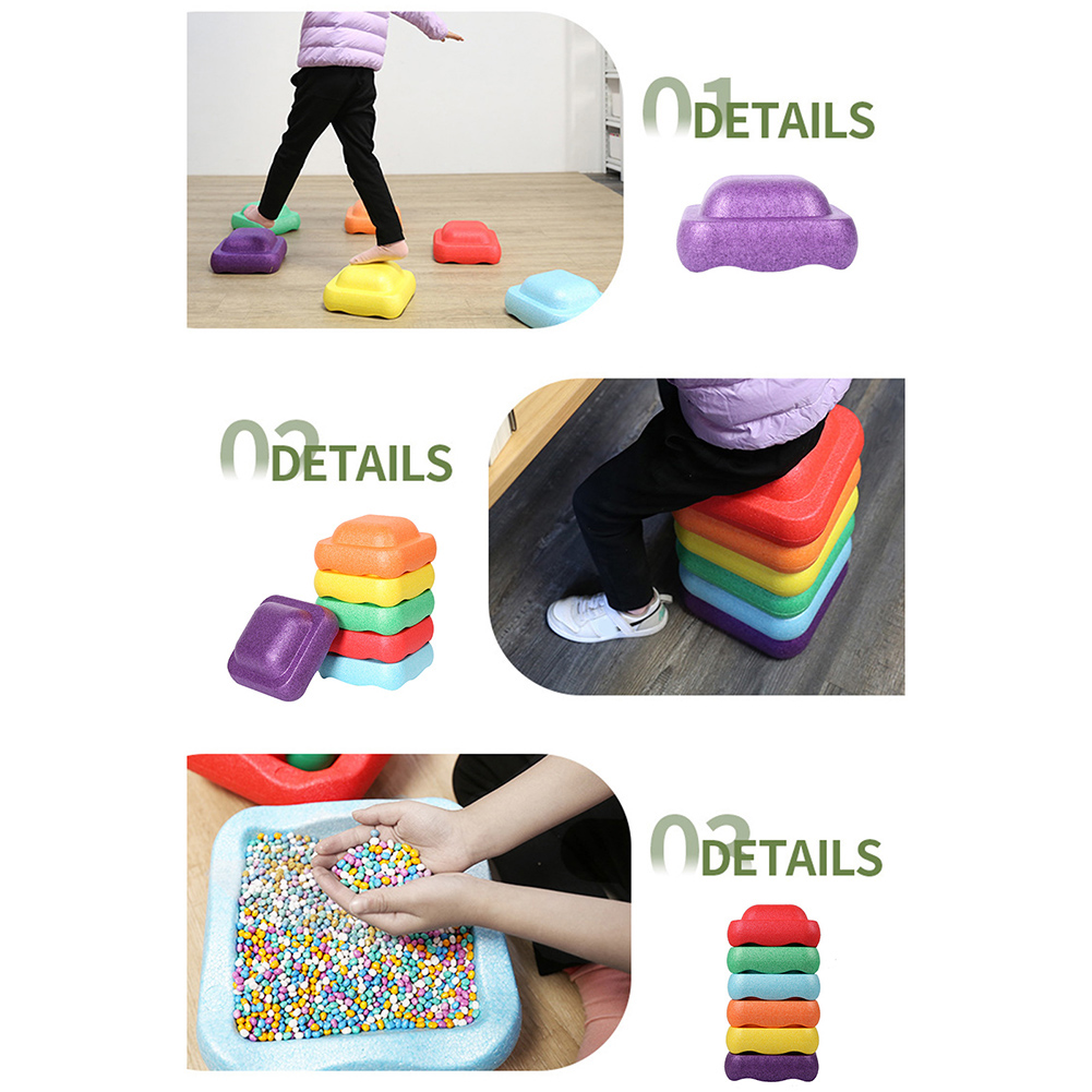 حجر توازن متعدد الألوان بستة أ - مراجعة Kids Toys Deals وسعره
