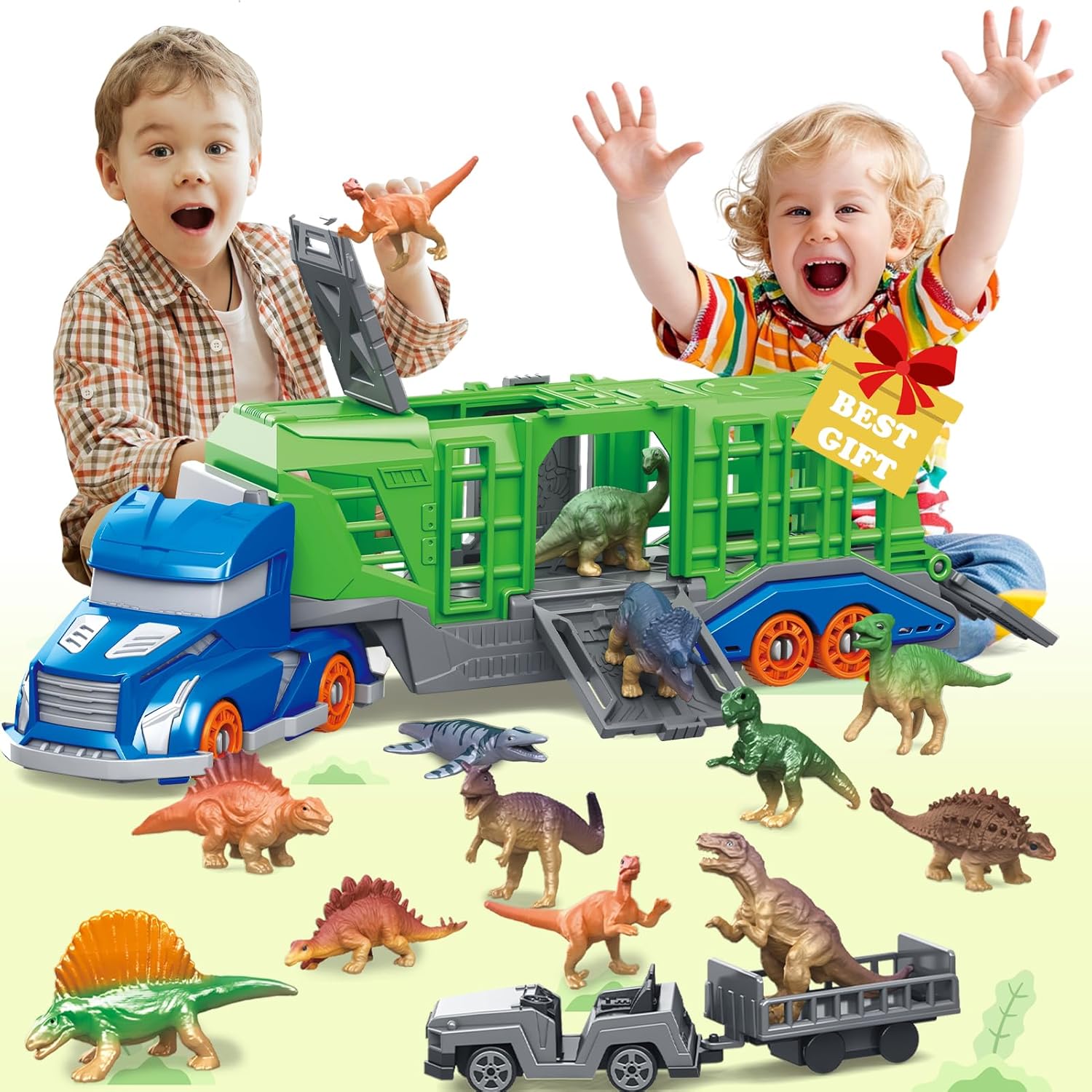 مجموعة ألعاب مركبات نقل الحيوا - مراجعة Dinosaur Figurine Set وسعره