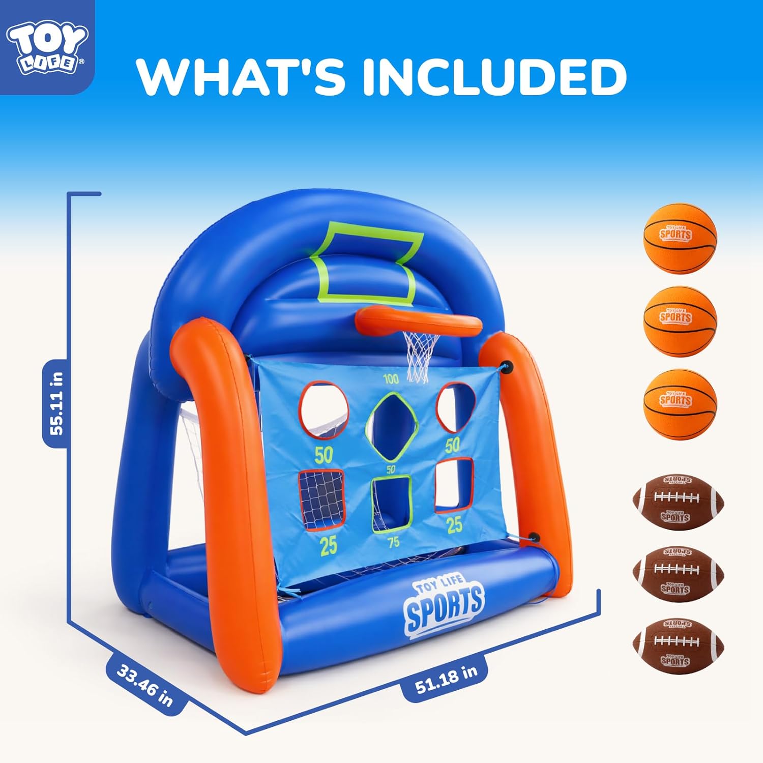 ألعاب مائية قابلة للنفخ متعددة - مراجعة Kids' Toy وسعره
