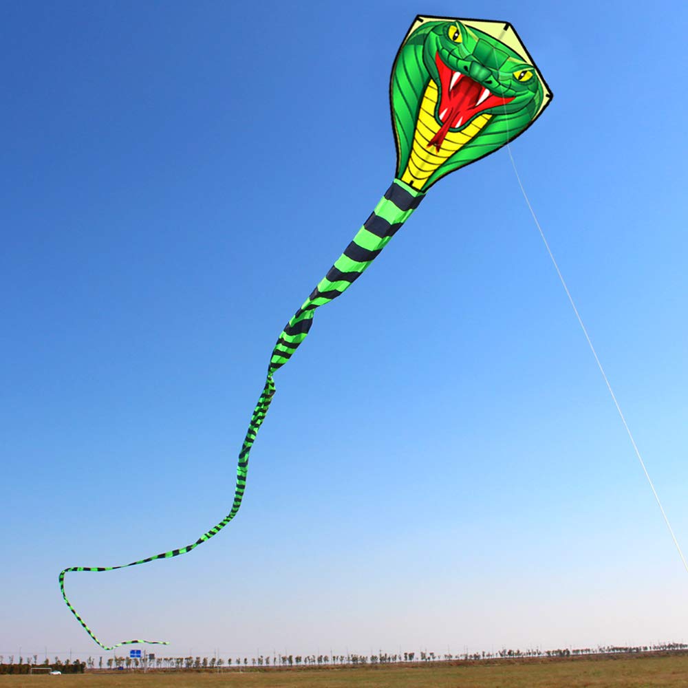 طائرة ورقية كبيرة على شكل ثعبا - مراجعة Kite Wind Outdoor وسعره