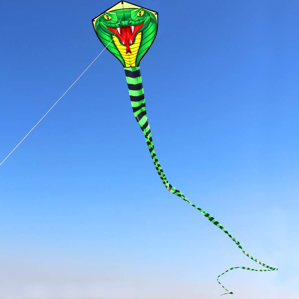 طائرة ورقية كبيرة على شكل ثعبا - مراجعة Kite Wind Outdoor وسعره