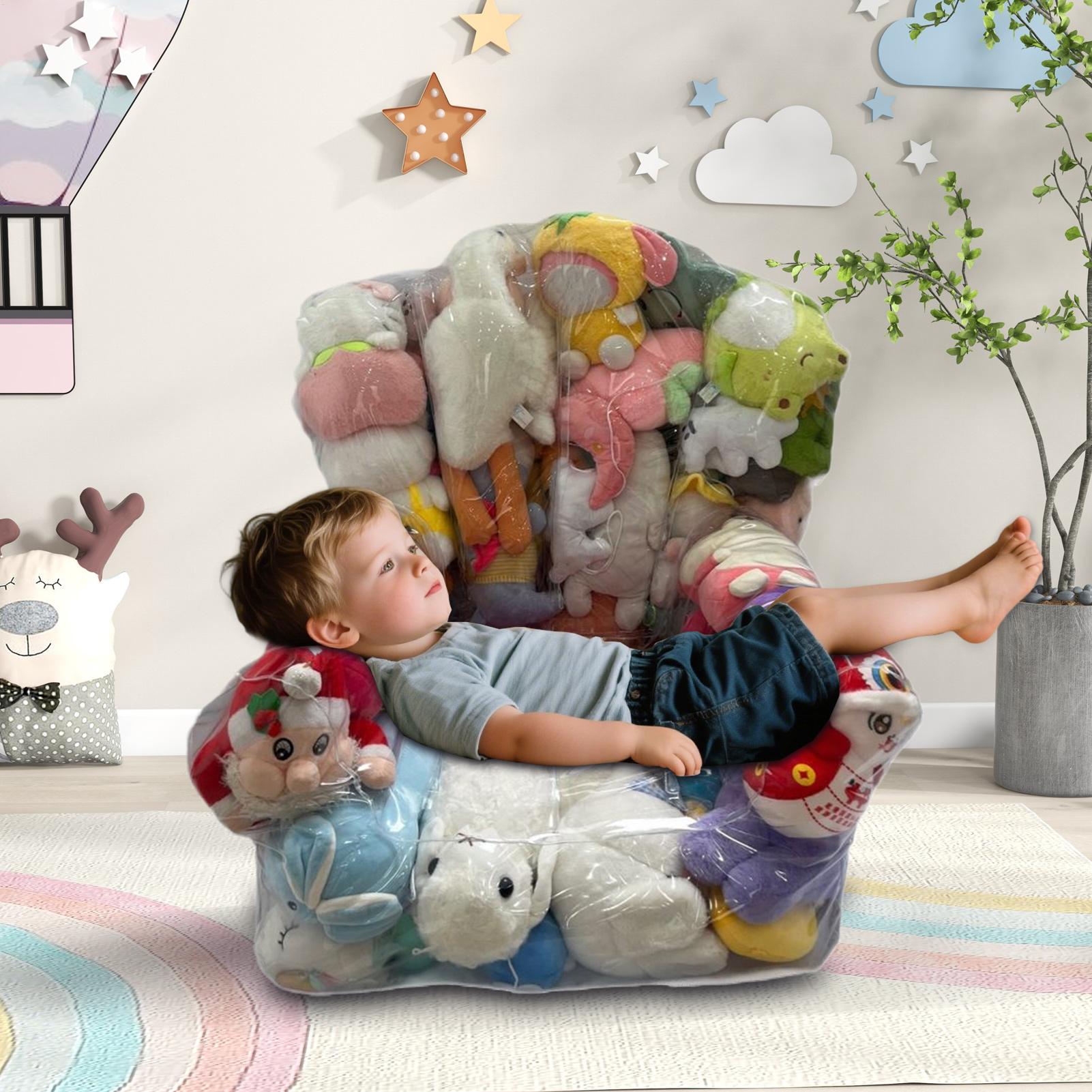 حقيبة تخزين كبيرة شفافة ومقاوم - مراجعة Kids Zipper Toys وسعره