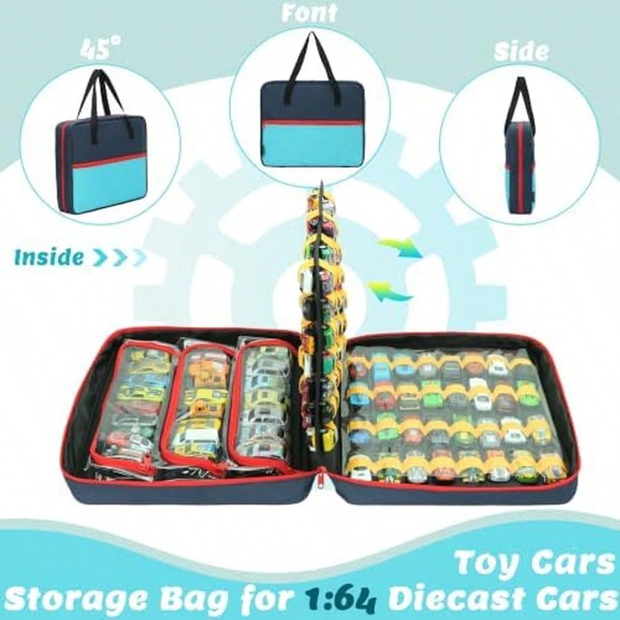 صندوق تخزين سيارات لعبة سعة 12 - مراجعة Kids Storage Toys وسعره