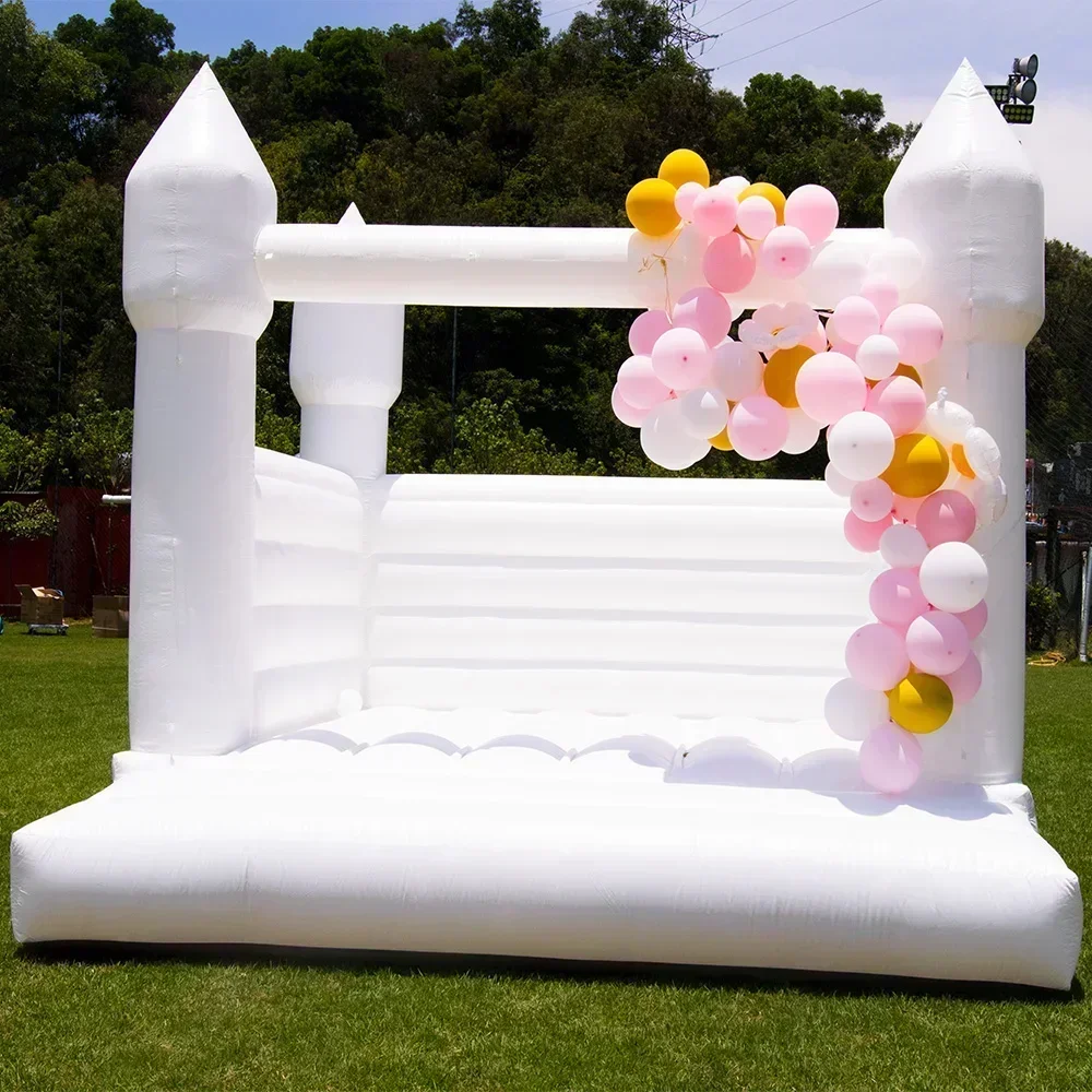 3M/4M أبيض/أسود نفخ القلعة ترت - مراجعة Kids Toys Rental وسعره