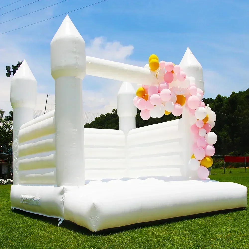 3M/4M أبيض/أسود نفخ القلعة ترت - مراجعة Kids Toys Rental وسعره