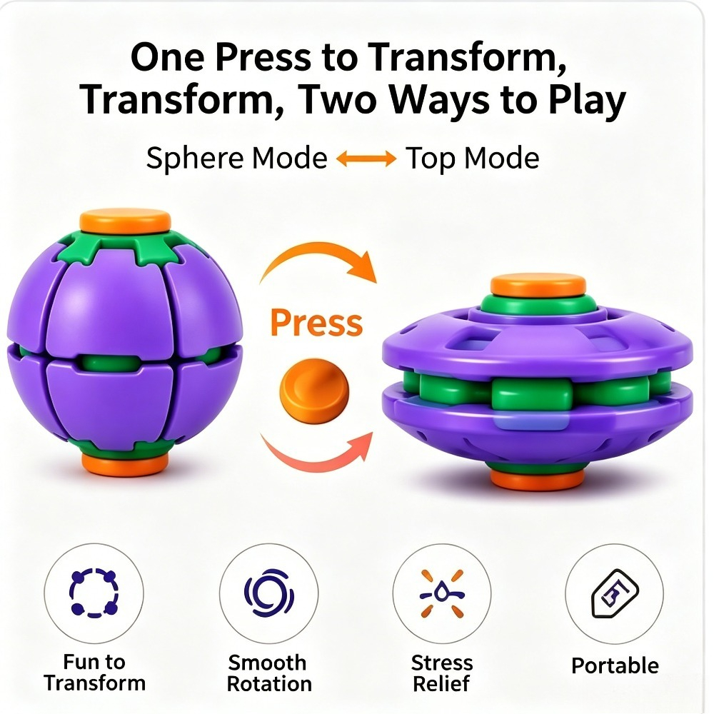 كرة فيدجت سبينر قابلة للتحويل، - مراجعة Kids' Toy وسعره