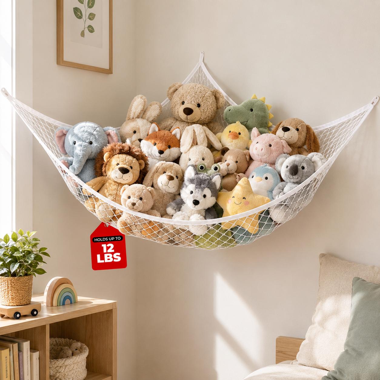 شبكة تخزين ألعاب معلقة، منظم ل - مراجعة Kids Storage Toys وسعره