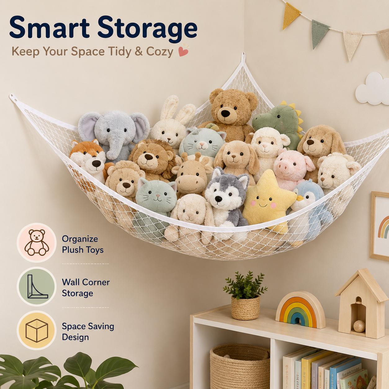 شبكة تخزين ألعاب معلقة، منظم ل - مراجعة Kids Storage Toys وسعره
