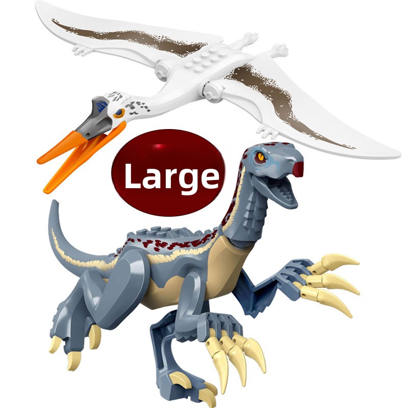مكعبات بناء على شكل ديناصورات  - مراجعة Dinosaur Figurine Set وسعره