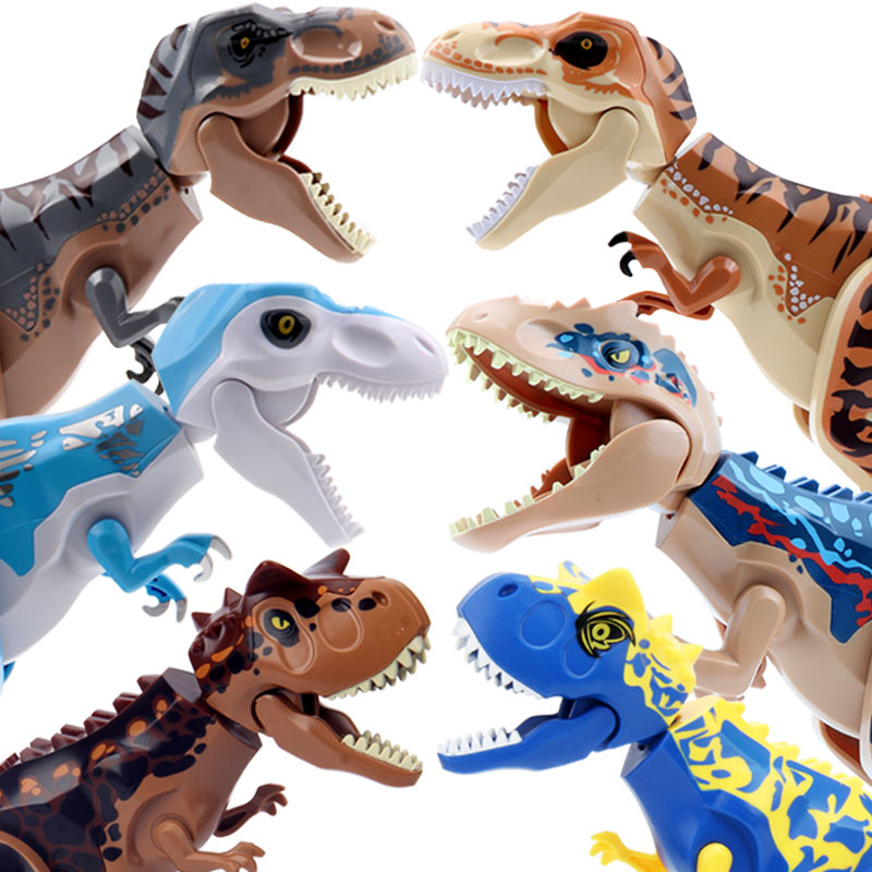 مكعبات بناء على شكل ديناصورات  - مراجعة Dinosaur Figurine Set وسعره