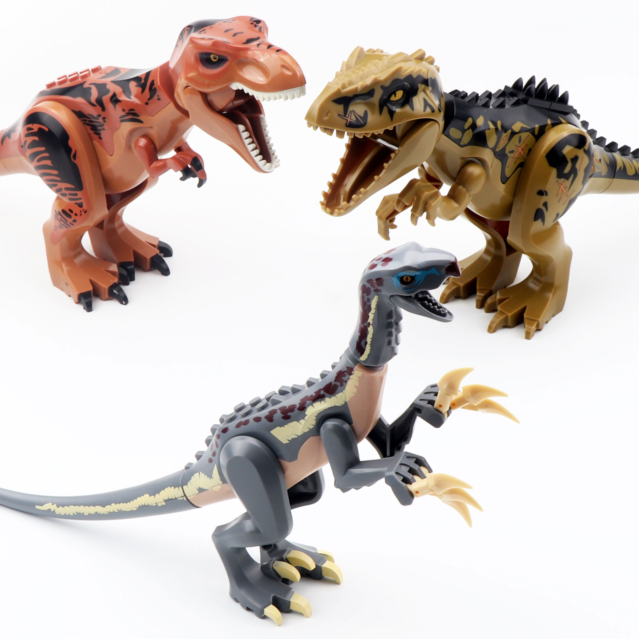 مكعبات بناء على شكل ديناصورات  - مراجعة Dinosaur Figurine Set وسعره