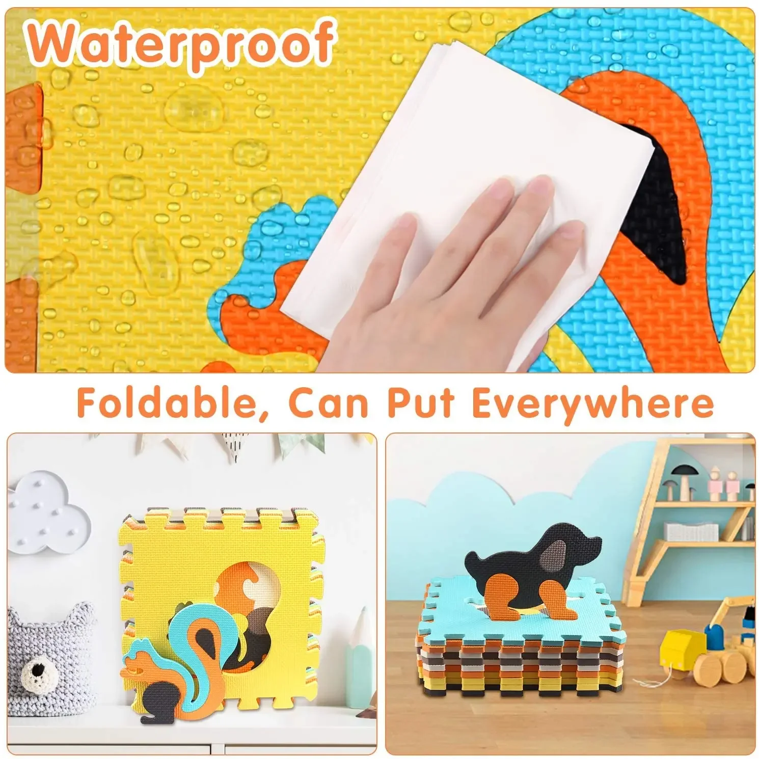 الحيوان نمط الطفل تلعب حصيرة ل - مراجعة Kids Yoga Toys وسعره