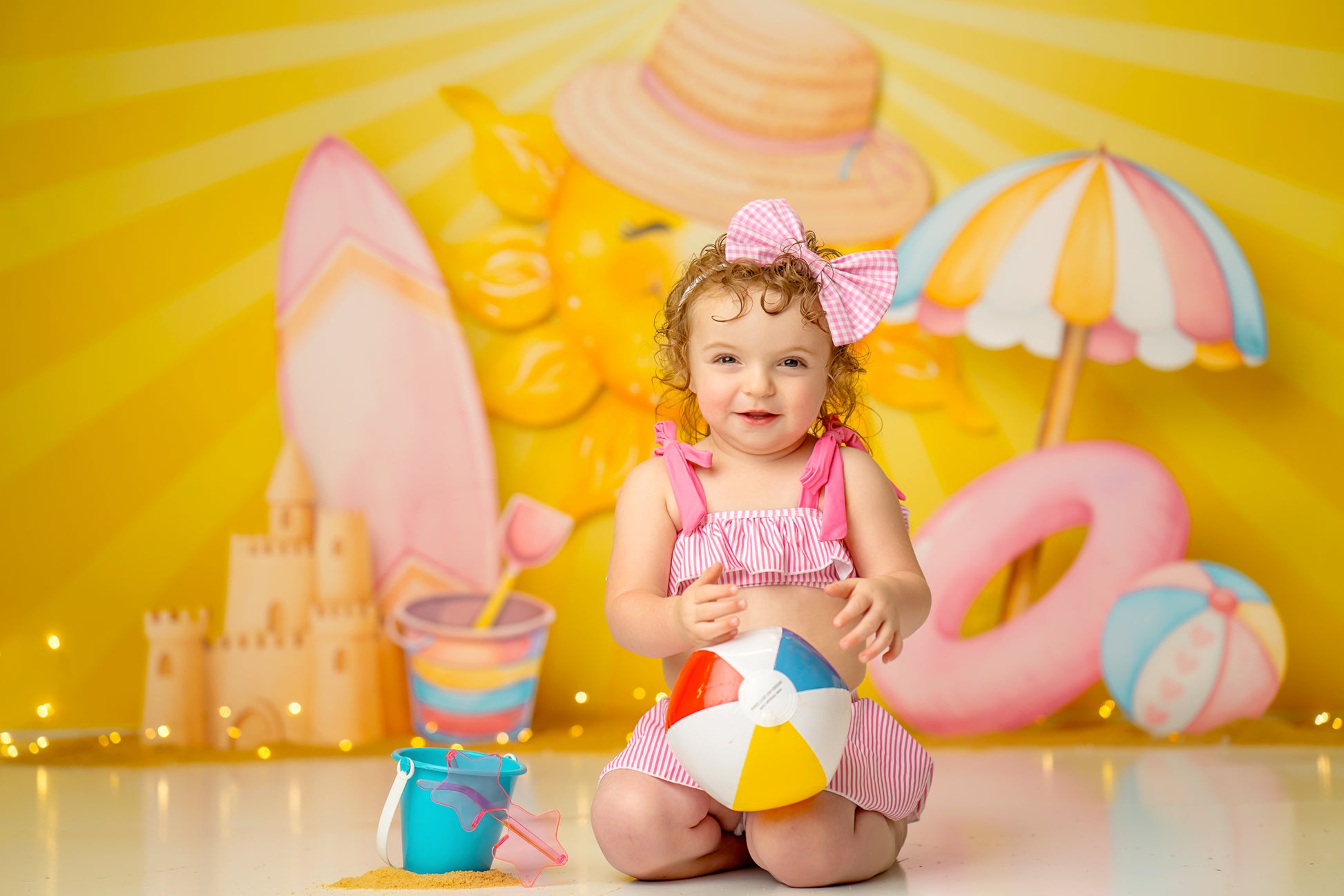 خلفية تصوير شاطئية صيفية نابضة - مراجعة Toys Background For Kids وسعره
